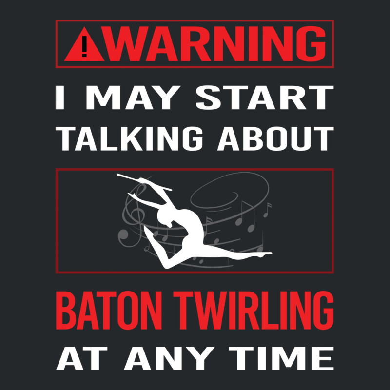 Red Warning Baton Twirling Twirl Twirler Trending Crewneck Sweatshirt by strosesimonsf | Artistshot