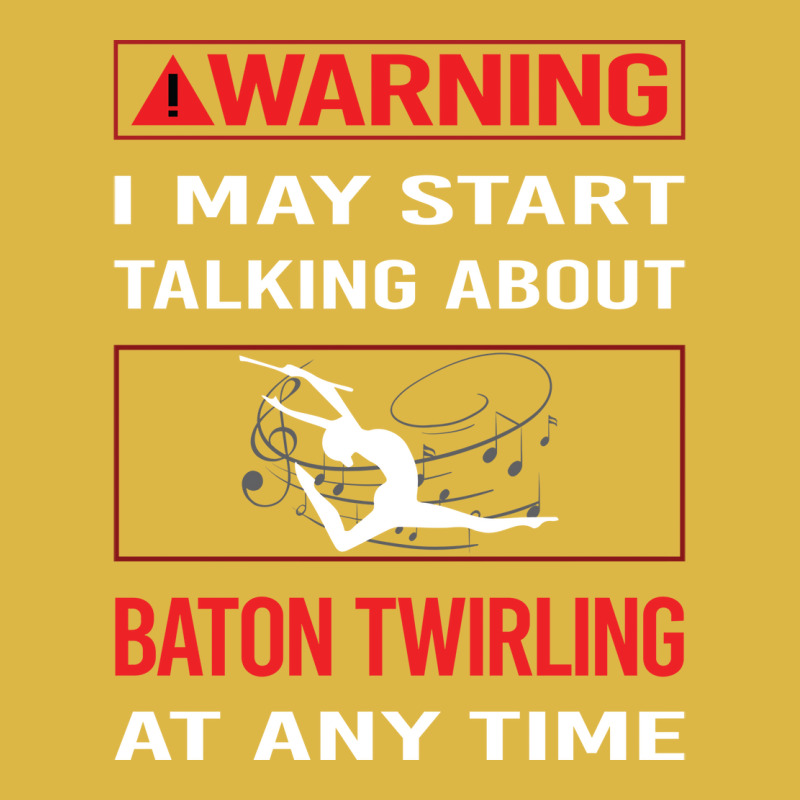 Red Warning Baton Twirling Twirl Twirler Trending Classic T-shirt by strosesimonsf | Artistshot