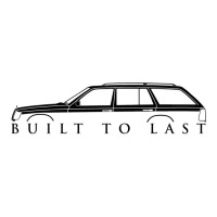 Built To Last  W124 Station Wagon Car Silhouette V-neck Tee | Artistshot