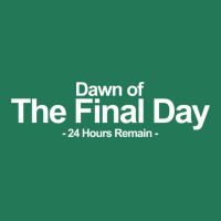 Dawn Of The Final Day 24 Hours Remain Ladies Fitted T-shirt | Artistshot