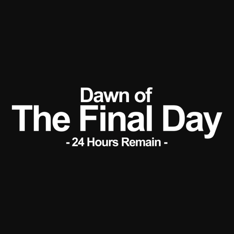 Dawn Of The Final Day 24 Hours Remain Crop Top by scottycoffeep | Artistshot