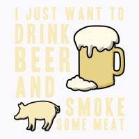 Beer And Meat Design Travel T-shirt | Artistshot