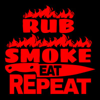 Womens Bbq Gift Print Mens Grilling Rub Smoke Eat Zipper Hoodie | Artistshot