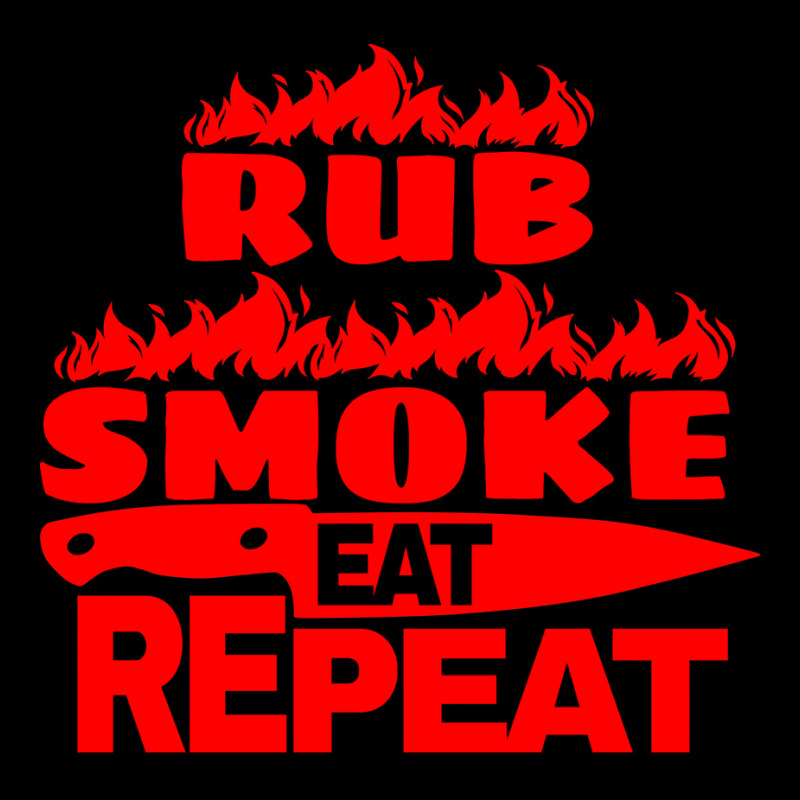 Womens Bbq Gift Print Mens Grilling Rub Smoke Eat Long Sleeve Shirts by strosesimonsf | Artistshot