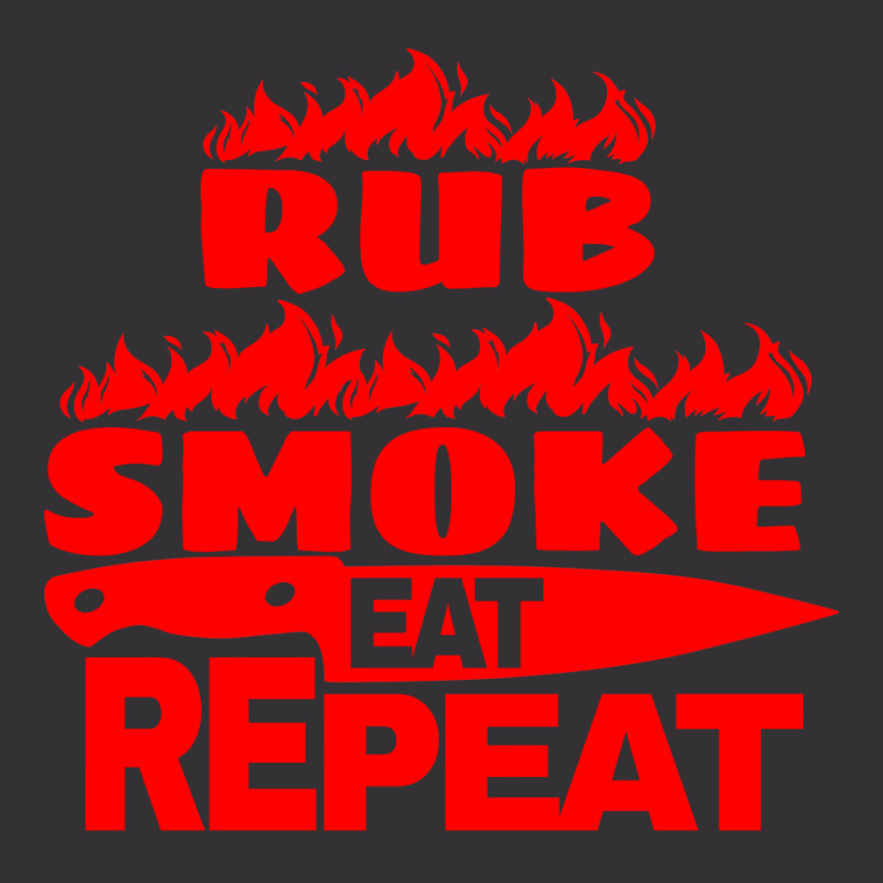 Womens Bbq Gift Print Mens Grilling Rub Smoke Eat Vintage Hoodie by strosesimonsf | Artistshot