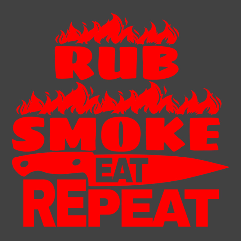 Womens Bbq Gift Print Mens Grilling Rub Smoke Eat Vintage T-Shirt by strosesimonsf | Artistshot