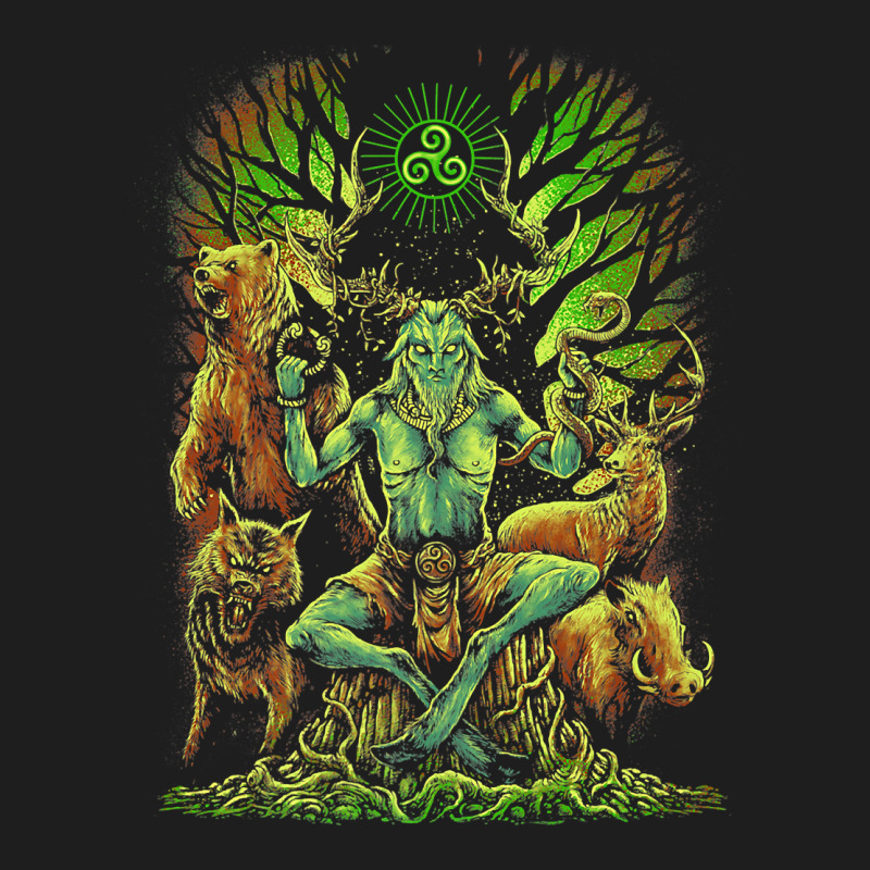 Celtic Pagan Cernunnos Irish Scottish Mythology Pr Classic T-shirt by saterseim | Artistshot