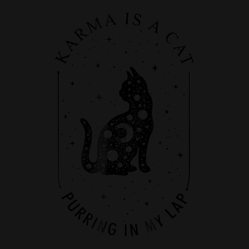 Karma Is A Cat Purring In My Lap T Shirt Active Duffel | Artistshot