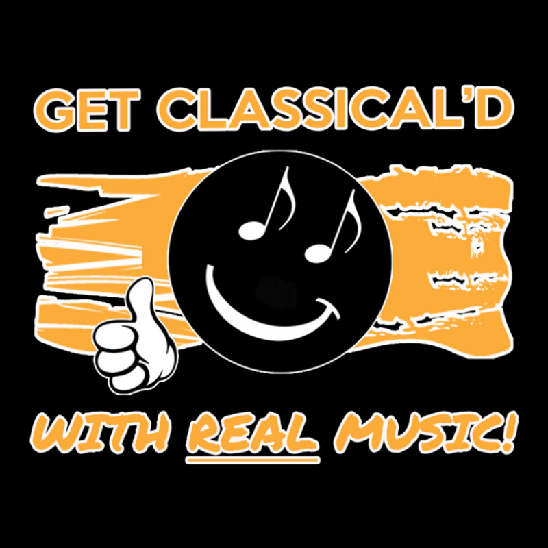 Get Classical'd With Real Music! T-shirt V-neck Tee | Artistshot