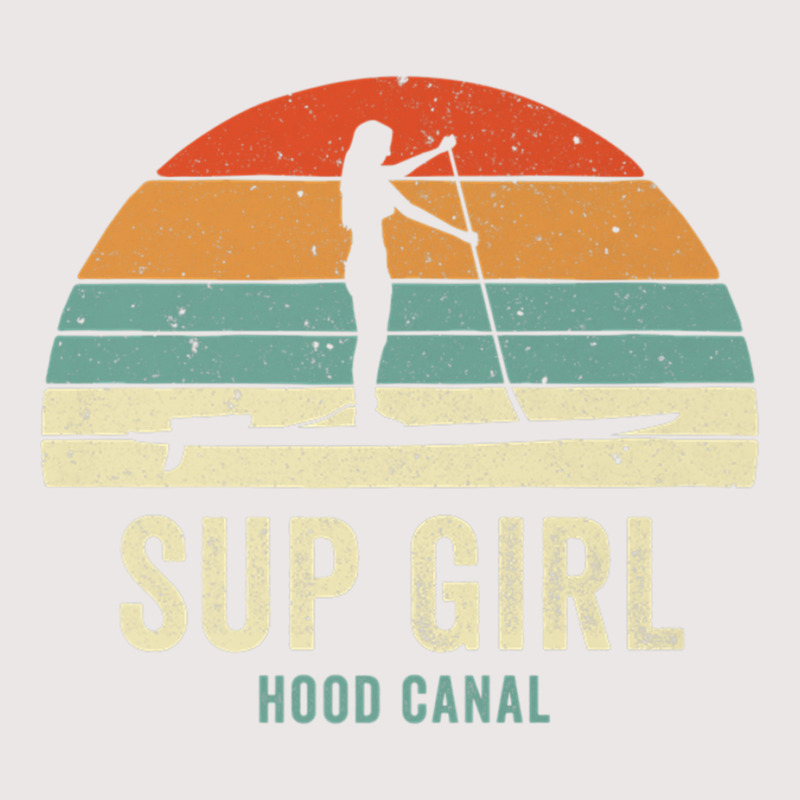 Hood Canal Woman On Sup Girl Retro Vintage Style P Pocket T-Shirt by thurz | Artistshot