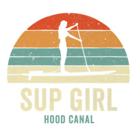 Hood Canal Woman On Sup Girl Retro Vintage Style P V-neck Tee | Artistshot