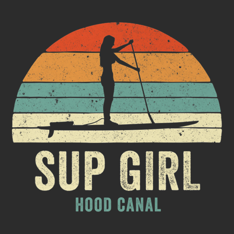 Hood Canal Woman On Sup Girl Retro Vintage Style P Exclusive T-shirt by thurz | Artistshot