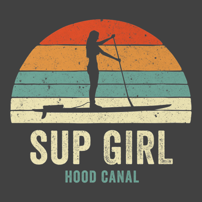 Hood Canal Woman On Sup Girl Retro Vintage Style P Vintage T-Shirt by thurz | Artistshot