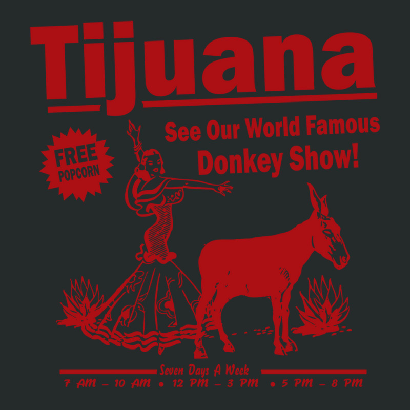 Funny Shirt   Tijuana Donkey Show Women's Triblend Scoop T-shirt by linggburdenp | Artistshot