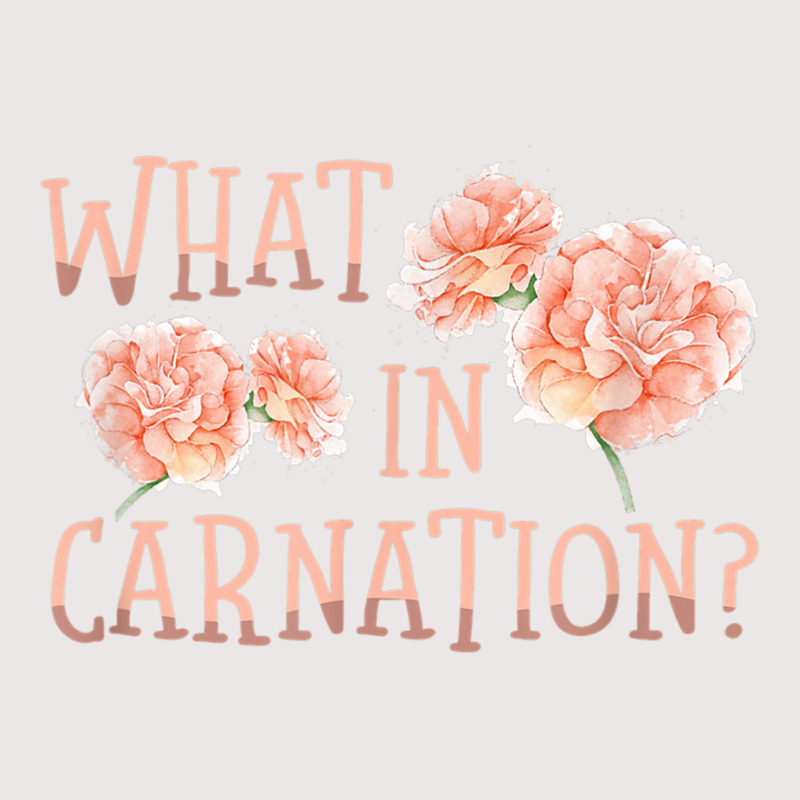 What In Carnation Floral Designer Florist Flower D Pocket T-Shirt by bettincam | Artistshot