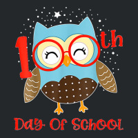 Cute Owl 100th Day Of School 100 Days Smarter Tee Crewneck Sweatshirt | Artistshot