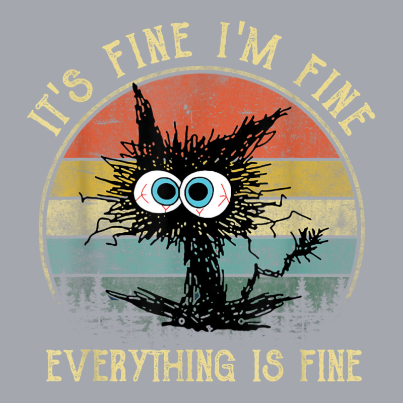 It's Fine I'm Fine Everything Is Fine Funny Black Long Sleeve Shirts | Artistshot