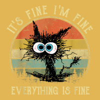 It's Fine I'm Fine Everything Is Fine Funny Black Vintage Hoodie And Short Set | Artistshot