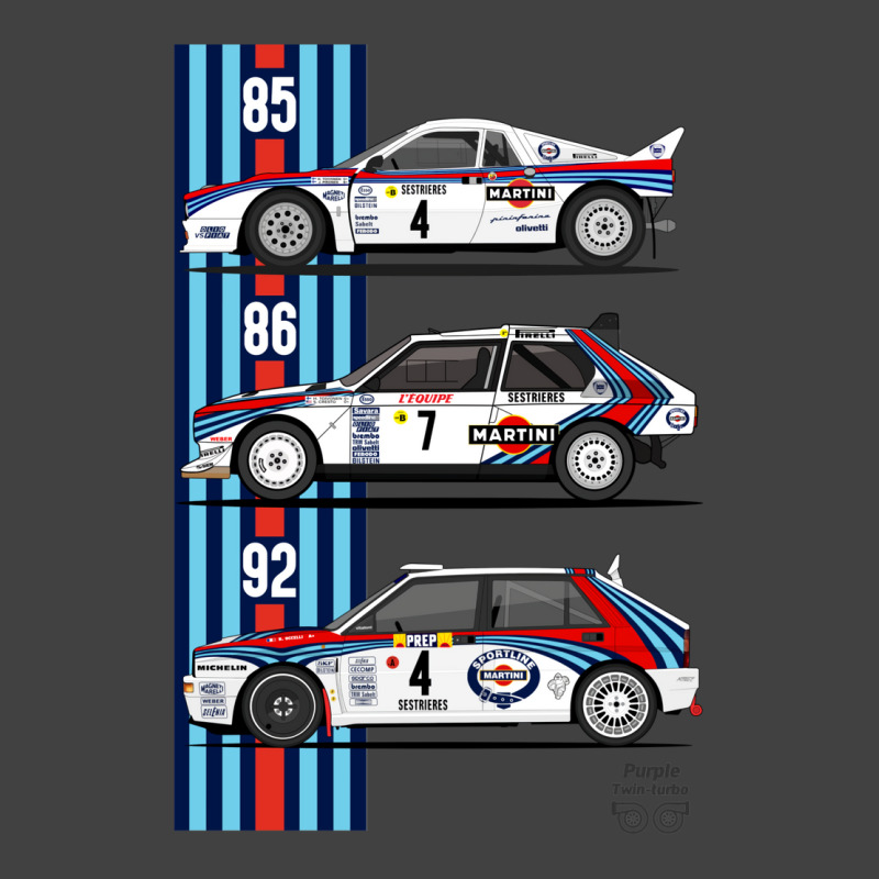 Lancia Martini Trio Vintage T-Shirt by caplessoroan | Artistshot