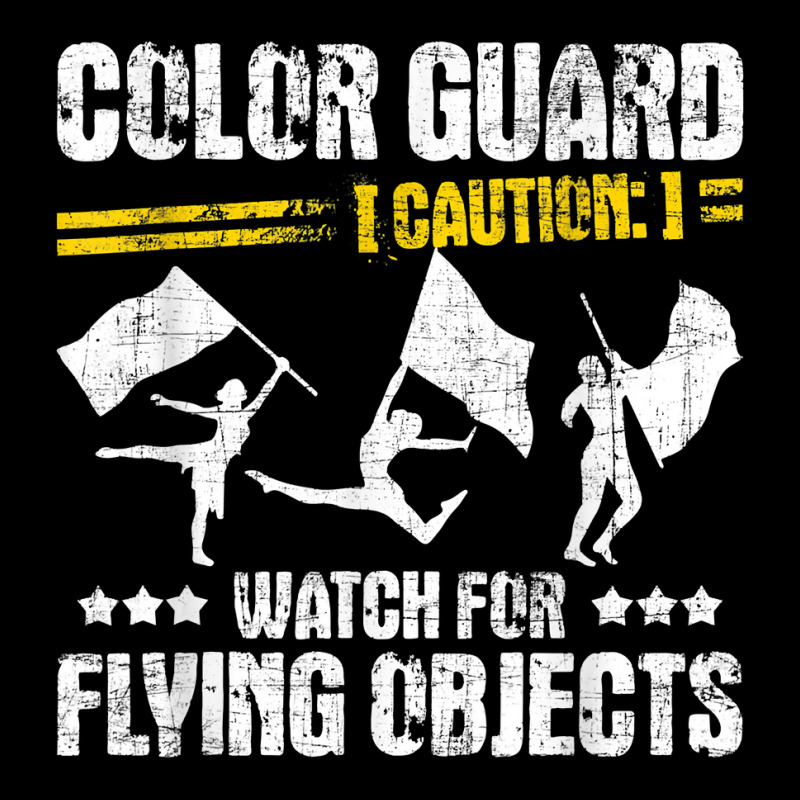 Color Guard Caution Watch For Flying Objects   Fla Long Sleeve Shirts | Artistshot