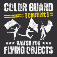 Color Guard Caution Watch For Flying Objects   Fla Vintage Hoodie And Short Set | Artistshot