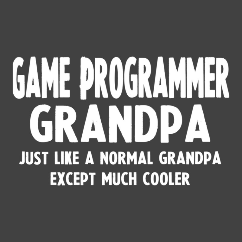 Gifts For Game Programmer's Grandpa 1 Vintage T-shirt | Artistshot