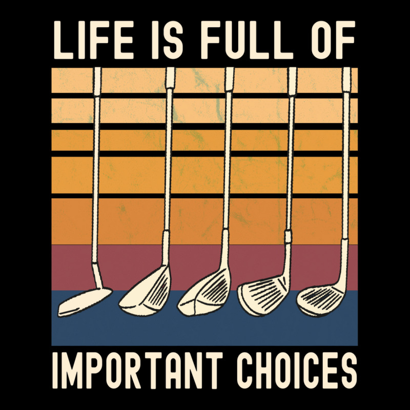 Life Is Full Of Important Choices Funny Golfer Gif Pocket T-Shirt by caplessoroan | Artistshot