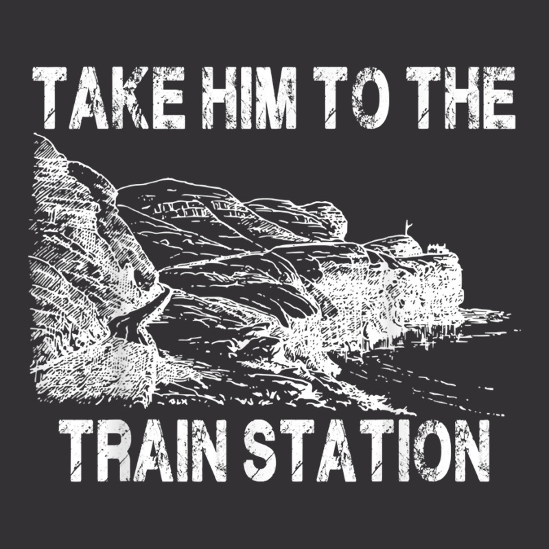 Take Him To The Train Station T Shirt Vintage Short by jendhe | Artistshot