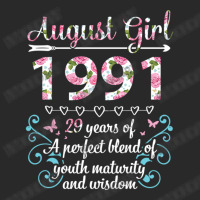 August Girl 1991 Happy Birthday 29 Years Of A Perf Toddler T-shirt | Artistshot