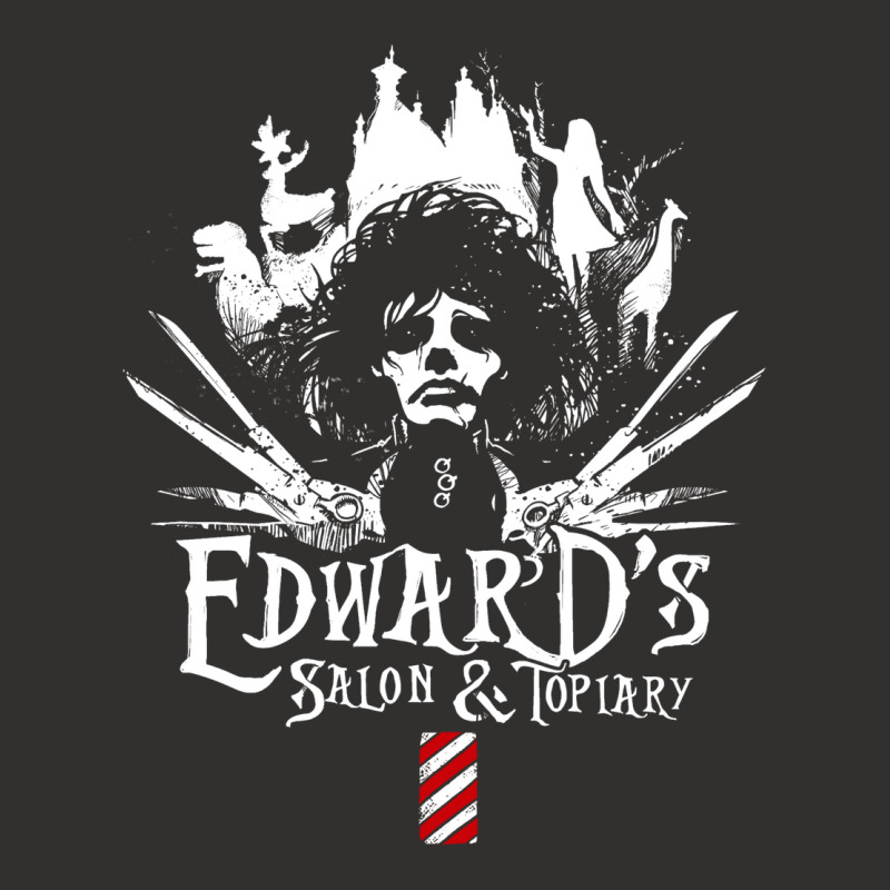 Edward's Salon And Topiary   Edward Scissorhands Champion Hoodie by filesphomp | Artistshot