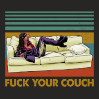 Fuck Your Couch Retro Style Ladies Fitted T-shirt | Artistshot