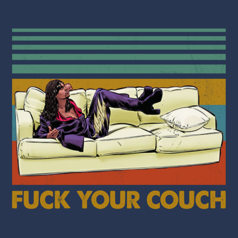 Fuck Your Couch Retro Style Ladies Denim Jacket by weslervagas2 | Artistshot