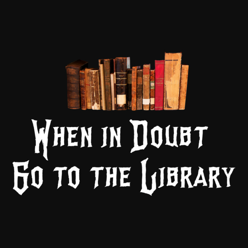 When In Doubt Go To The Library 60 Crop Top by besleymarthas | Artistshot