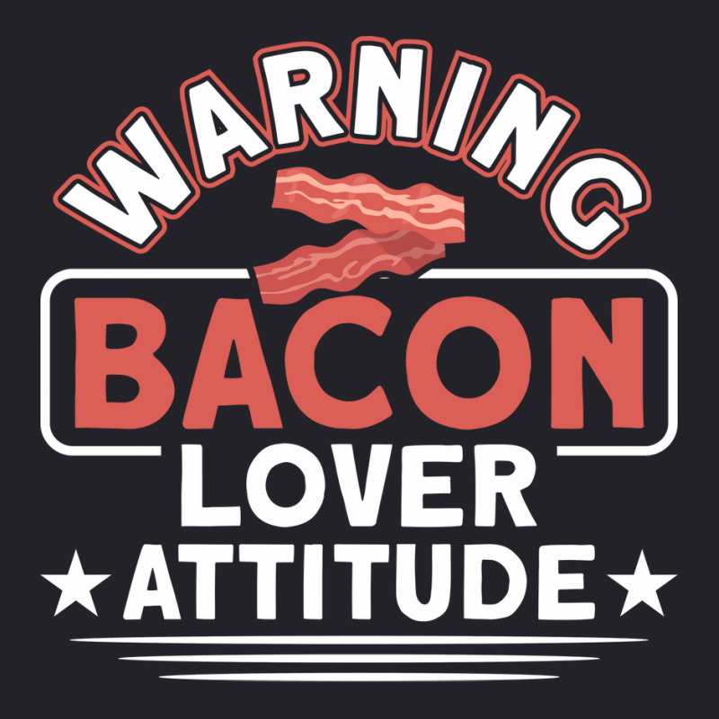 Warning Bacon Lover Attitude Bacon Bbq Grilling Ye Unisex Sherpa-Lined Denim Jacket by raginmanerys | Artistshot