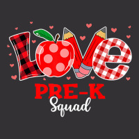 Love Pre K Squad Cute Preschool Teacher Valentines Vintage Short | Artistshot