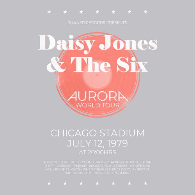 Daisy Jones & The Six   Aurora World Tour Poster B Pocket T-shirt | Artistshot