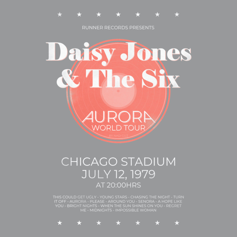 Daisy Jones & The Six   Aurora World Tour Poster B Crewneck Sweatshirt | Artistshot