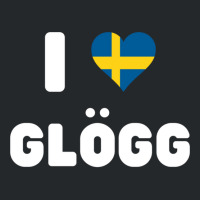 I Love GlÖgg Sweden Flag Heart Swedish Mulled Win Crewneck Sweatshirt | Artistshot