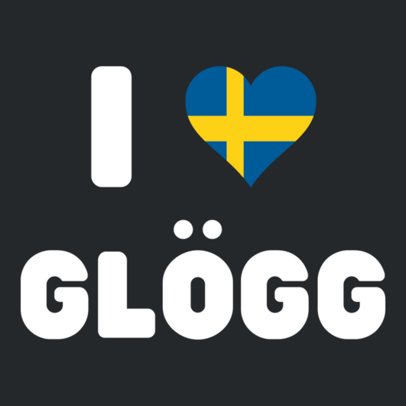 I Love GlÖgg Sweden Flag Heart Swedish Mulled Win Crewneck Sweatshirt | Artistshot