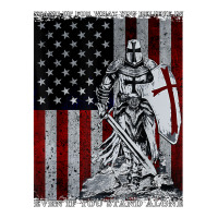 Knight Templar American Flag Crusader T Shirt Unisex Hoodie | Artistshot