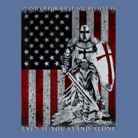 Knight Templar American Flag Crusader T Shirt Lightweight Hoodie | Artistshot