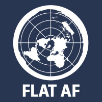 Flat Af Flat Earth Society Men Denim Jacket | Artistshot