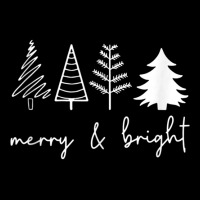 Merry And Bright Christmas Tree Tank Top Graphic T-shirt | Artistshot