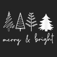 Merry And Bright Christmas Tree Tank Top 3/4 Sleeve Shirt | Artistshot