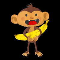 Monkey With Banana Kindergarten Kids Funny Monkey Youth Jogger | Artistshot