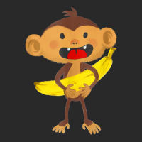 Monkey With Banana Kindergarten Kids Funny Monkey Toddler T-shirt | Artistshot