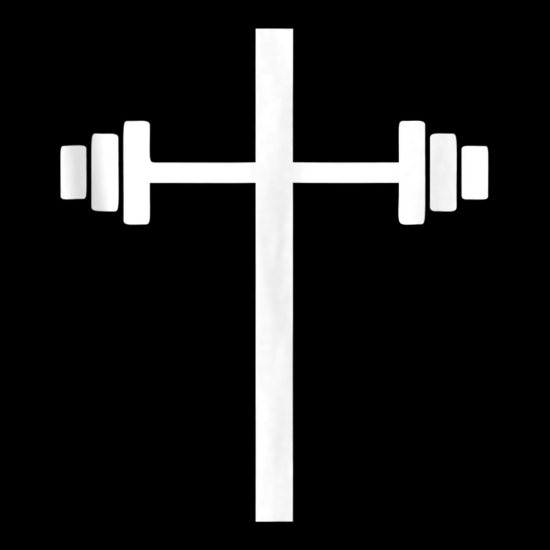 Barbell Dumbbell Cross Christian Jesus Gym Workout Pocket T-shirt | Artistshot