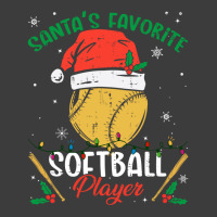 Santa's Favorite Softball Player Christmas Pajama Men's Polo Shirt | Artistshot