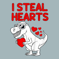 Kids I Steal Hearts T Rex Dino Valentines Day Todd Unisex Sherpa-lined Denim Jacket | Artistshot