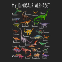 Types Of Dinosaurs Alphabet A Z Abc Dino Rex Ident 3/4 Sleeve Shirt | Artistshot